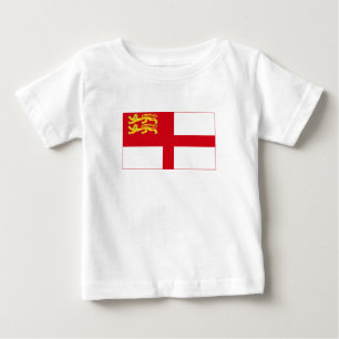 Sark-Flagge Baby T-shirt