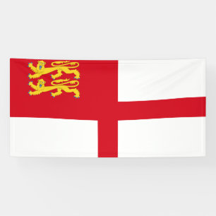 Sark-Flagge Banner