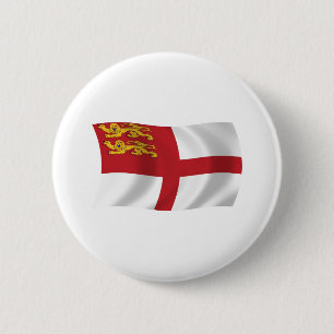 Sark-Flagge-Button Button