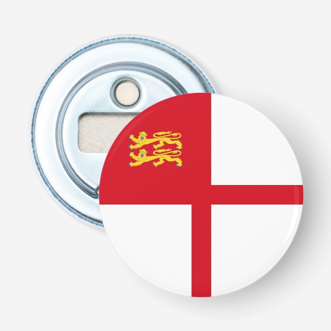 Sark-Flagge Flaschenöffner (Vorderseite)