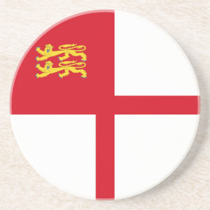 Sark-Flagge Getränkeuntersetzer