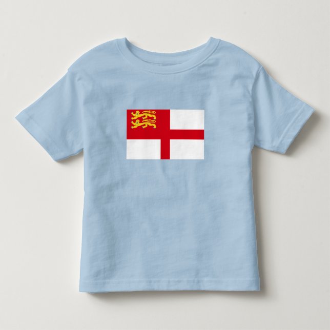Sark-Flagge Kleinkind T-shirt (Vorderseite)