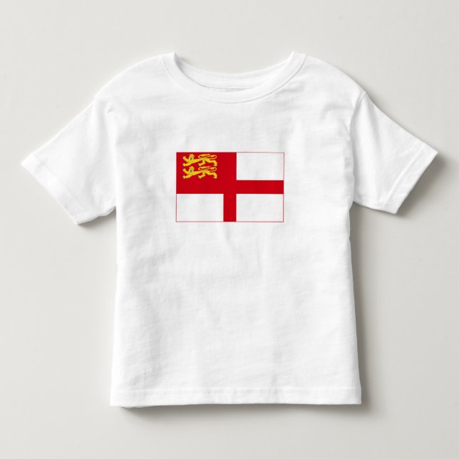 Sark-Flagge Kleinkind T-shirt (Vorderseite)