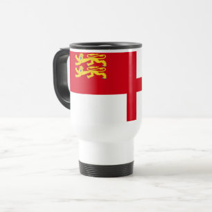 Sark-Flagge Reisebecher