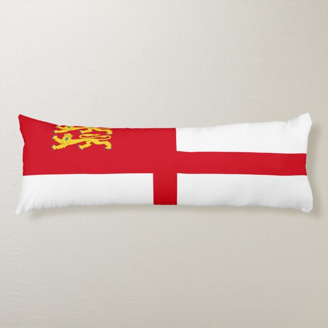 Sark-Flagge Seitenschläferkissen (Vorderseite)
