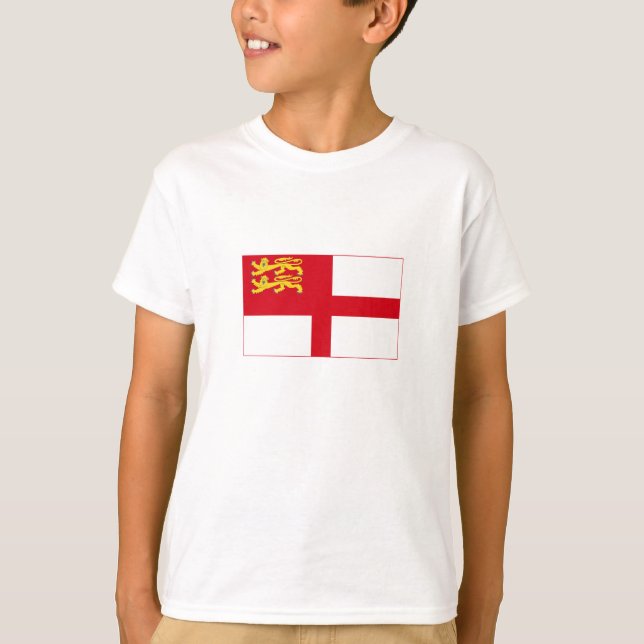 Sark-Flagge T-Shirt (Vorderseite)