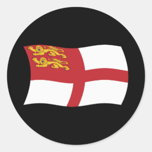 Sark Flaggen Aufkleber