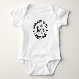 Sarkasmus ist meine Liebe Baby Strampler