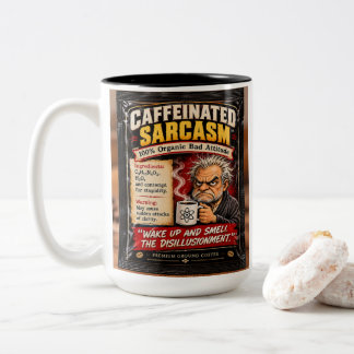 Sarkasmus-Kaffeetasse von ej gold Zweifarbige Tasse