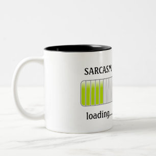 SARKASMUS, ladend… Zweifarbige Tasse