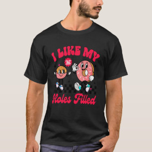 Sarkasmus Lustiger Humor Donut Sarkastisch Ich mag T-Shirt