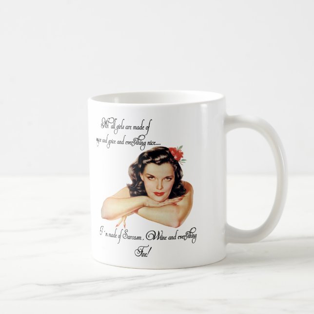 Sarkasmus, Wein und alles fein! Kaffeetasse (Rechts)