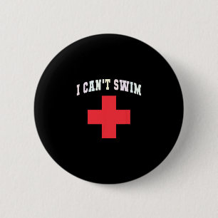 Sarkastisch kann ich nicht schwimmen, außer Dienst Button