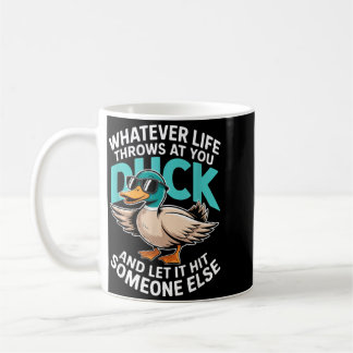 Sarkastische Ente Sungles Lustiges Grafik-Geschenk Kaffeetasse