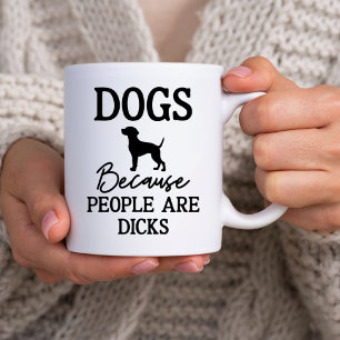 Sarkastische Hausbesitzer, Hunde, weil Menschen Di Kaffeetasse