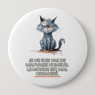 Sarkastische Laune schlechte Laune Button