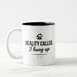 Sarkastische Morgenzitate Two-Tone-Tasse Zweifarbige Tasse