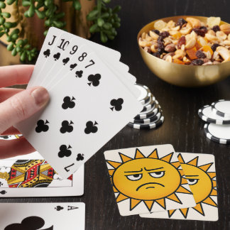 Sarkastische Sonnen Spielkarten