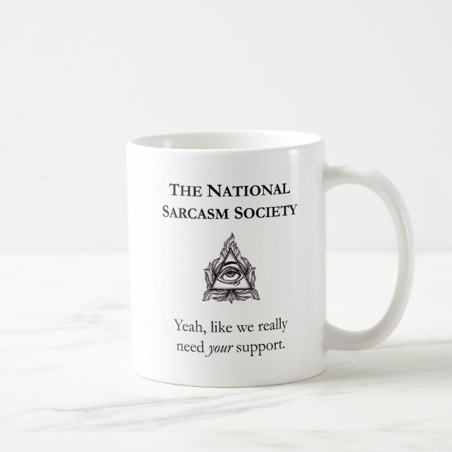 Sarkastische Tasse - die nationale (Rechts)