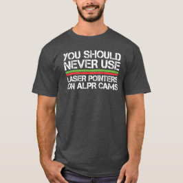 Sarkastische Überwachungskamera-Warnung T-Shirt