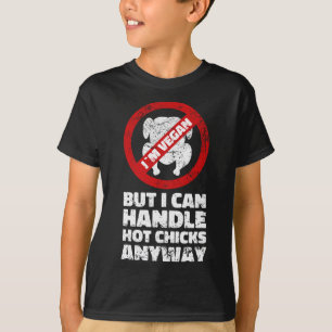 Sarkastische vegane Hühner-Zitate Vegetarier T-Shirt