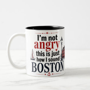Sarkastischer Boston-Becher Zweifarbige Tasse