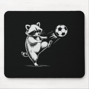 Sarkastischer Fußball-Waschbär tritt Ll-Trainer-Va Mousepad