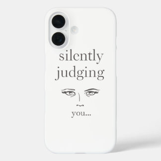 Sarkastischer minimalistischer introvertierter Hum iPhone 16 Hülle