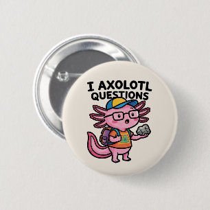 Sarkastischer Nerd Axolotl I Axolotl Fragen Meme Button