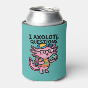 Sarkastischer Nerd Axolotl I Axolotl Fragen Meme Dosenkühler