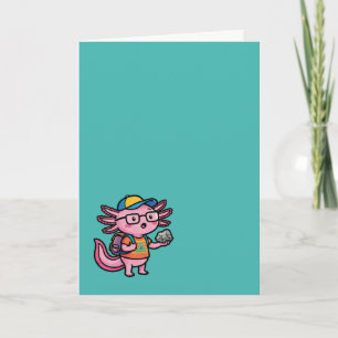 Sarkastischer Nerd Axolotl I Axolotl Fragen Meme Karte