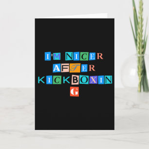 Sarkastischer Spruch Lustig - Ich bin netter nach Karte
