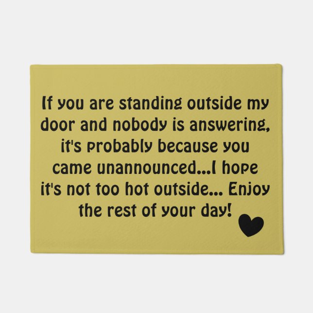 Sarkastischer Zitat-Druck unglaublich witzig Fußmatte (Vorderseite)