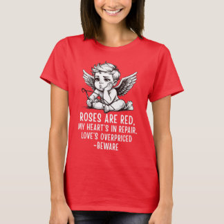 Sarkastisches Anti-Valentins-Cupid-T-Shirt T-Shirt