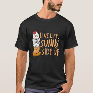 Sarkastisches Hühnerteam Frühstück Lustige Eier Ei T-Shirt