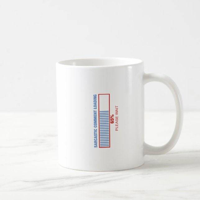 Sarkastisches Kommentarladen Kaffeetasse (Rechts)