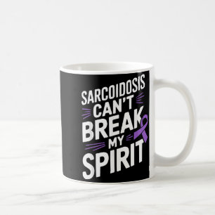 Sarkoidose-Bewusstsein Krankheit Behinderung Lila Kaffeetasse
