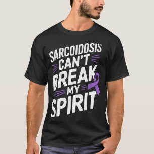 Sarkoidose-Bewusstsein Krankheit Behinderung Lila  T-Shirt