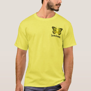 Sarkom-Schmetterlings-Bewusstseins-Band T-Shirt