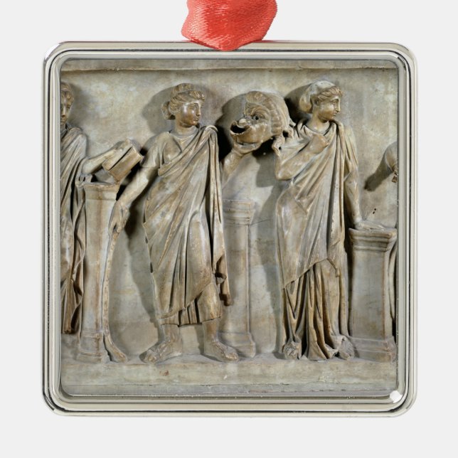 Sarkophag der Musen Silbernes Ornament (Vorne)