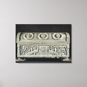 Sarkophag des Bischofs Theodore Leinwanddruck