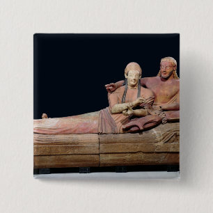 Sarkophag eines verheirateten Paares, 525-500 BC Button