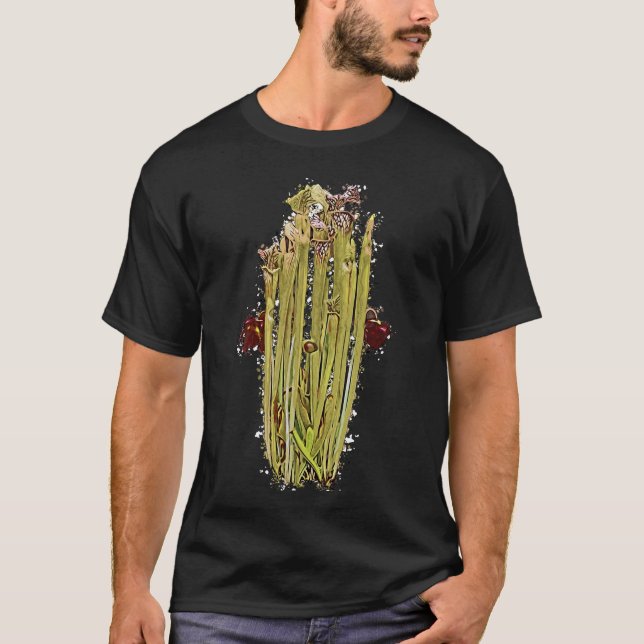 Sarracenia leucophylla Carnivorous Plants T-Shirt (Vorderseite)