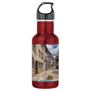 Sarre-Gewerkschaft, Elsass, Frankreich Edelstahlflasche