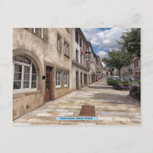 Sarre-Gewerkschaft, Elsass, Frankreich Postkarte