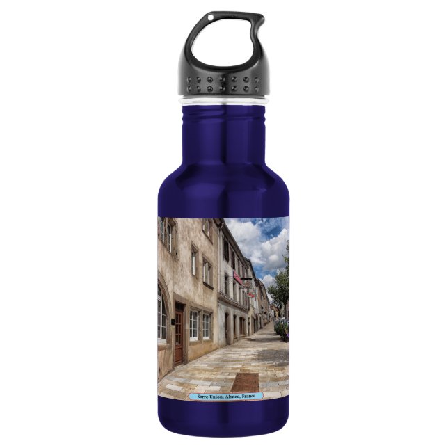 Sarre-Gewerkschaft, Elsass, Frankreich Trinkflasche (Vorderseite)