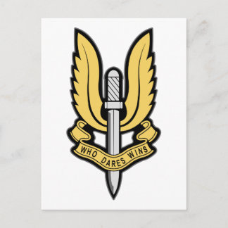 SAS-Insignien Postkarte