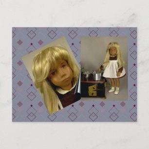 Sasha bonde no navel Postkarte