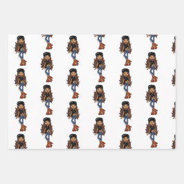 Sasha Bratz x Dolls Kill Outfit Wrapping Paper Geschenkpapier Set
