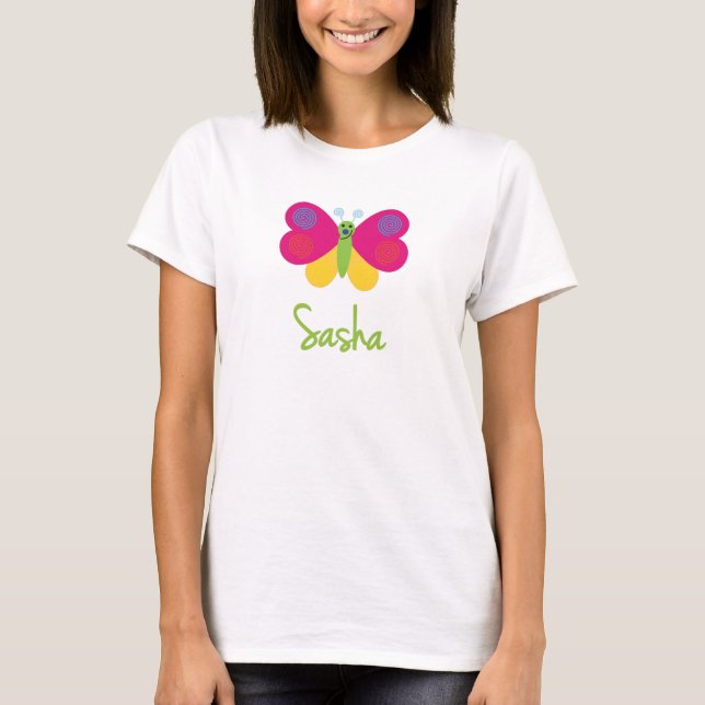 Sasha der Schmetterling T-Shirt (Vorderseite)
